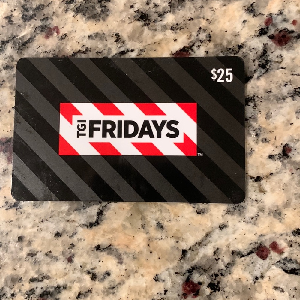 25$ Friday card